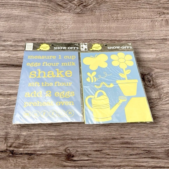 NIP Lot of 6 Arts & Craft Assorted Stencils - Picture 4 of 5